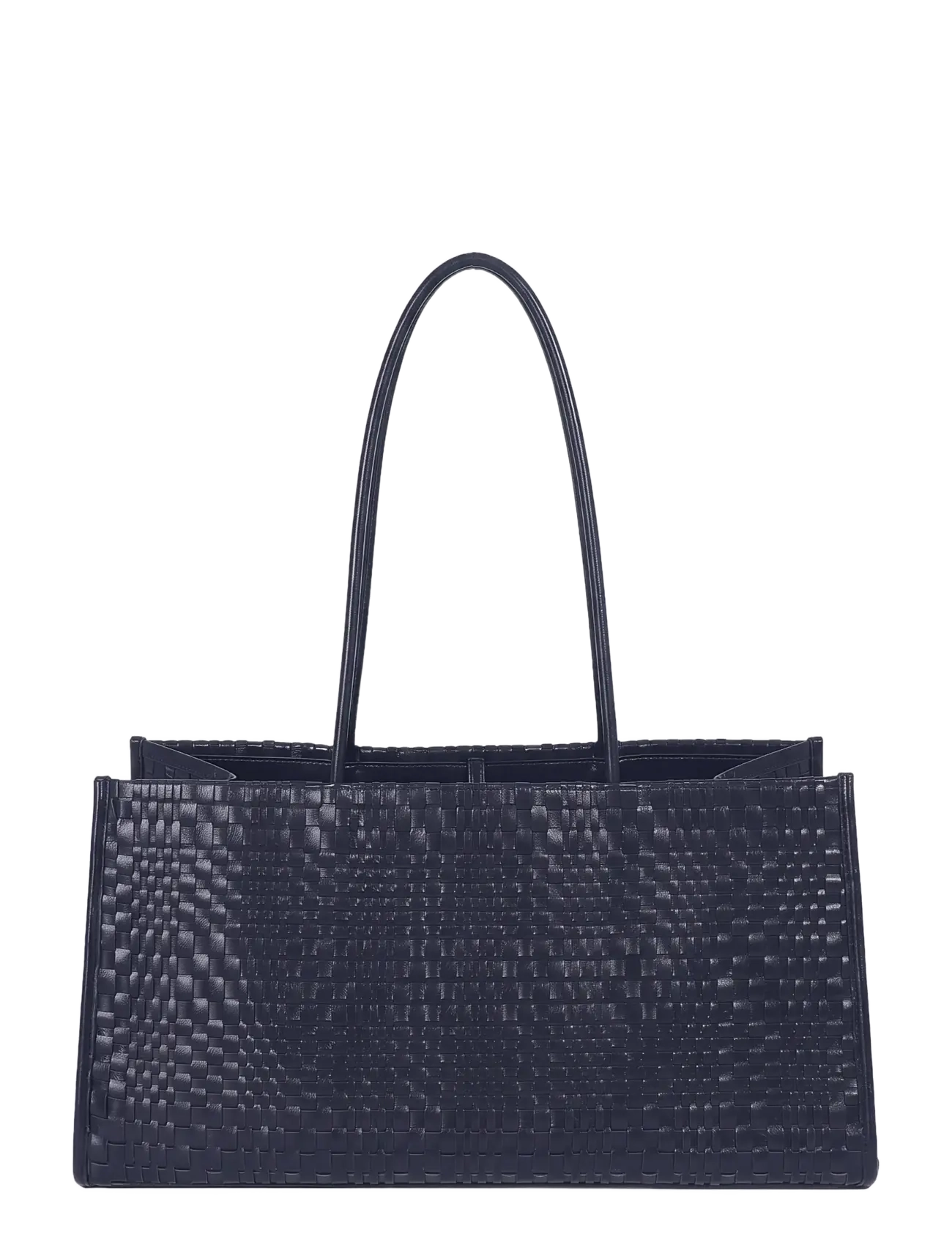 HVISK HANNAH RAW STRUCTURE BRAIDED - Tote töskur - NAVY BLUE / navy