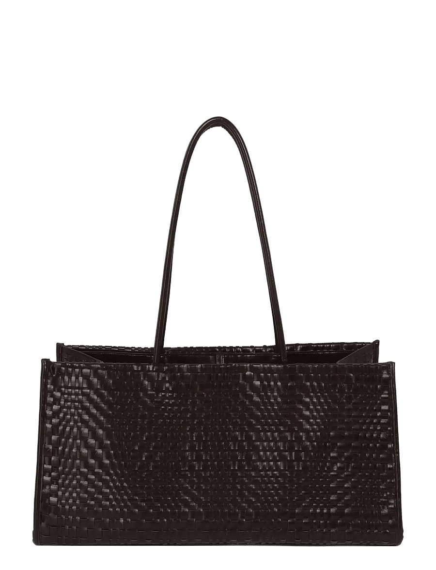 HVISK - HANNAH RAW STRUCTURE BRAIDED - umber brown - 1