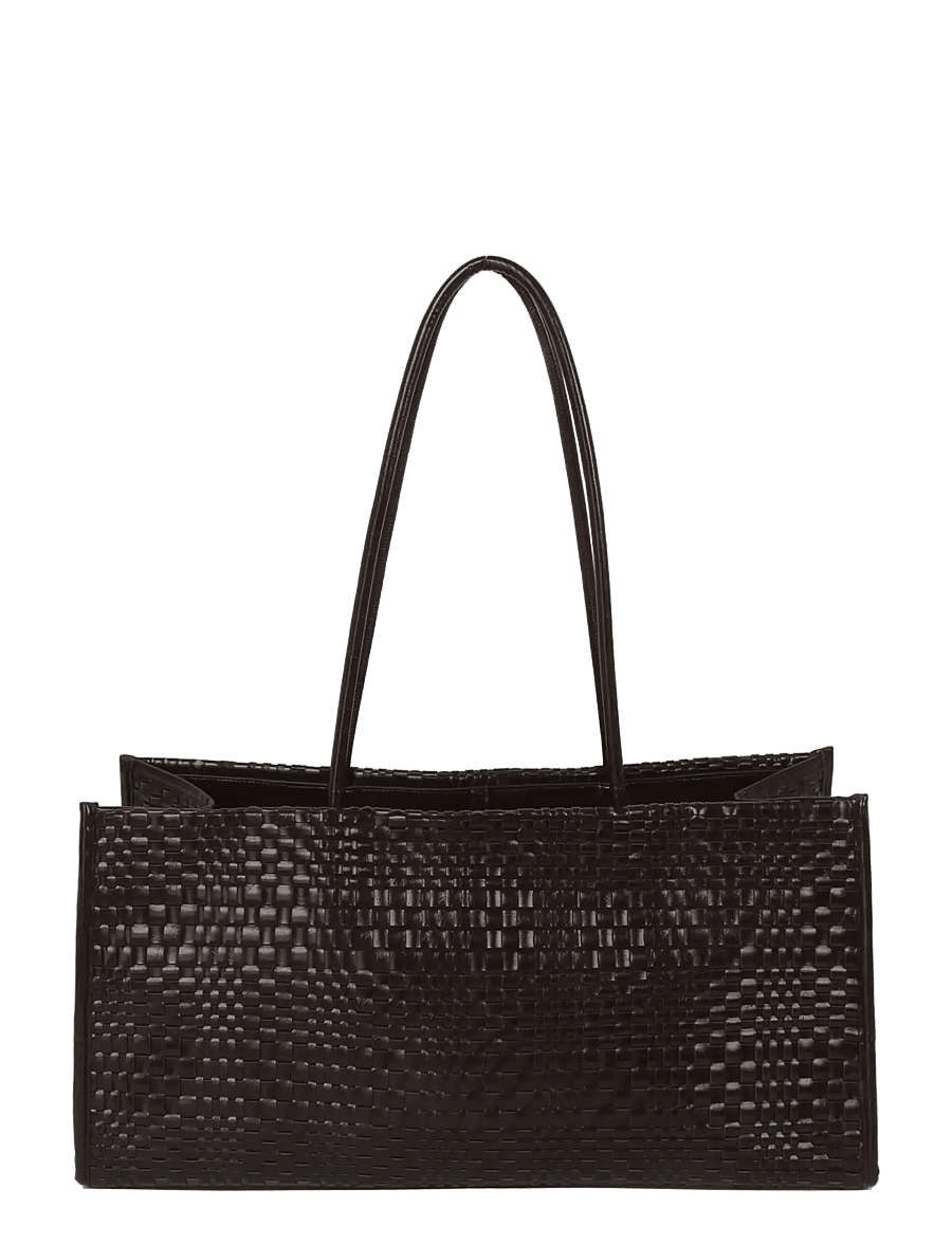 HVISK - HANNAH RAW STRUCTURE BRAIDED - umber brown - 2
