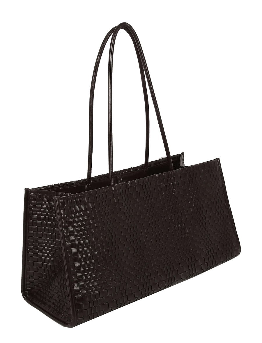 HVISK - HANNAH RAW STRUCTURE BRAIDED - umber brown - 3
