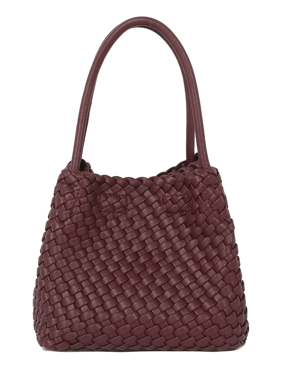 HVISK - LILY BRAIDED STRUCTURE - deep burgundy - 2