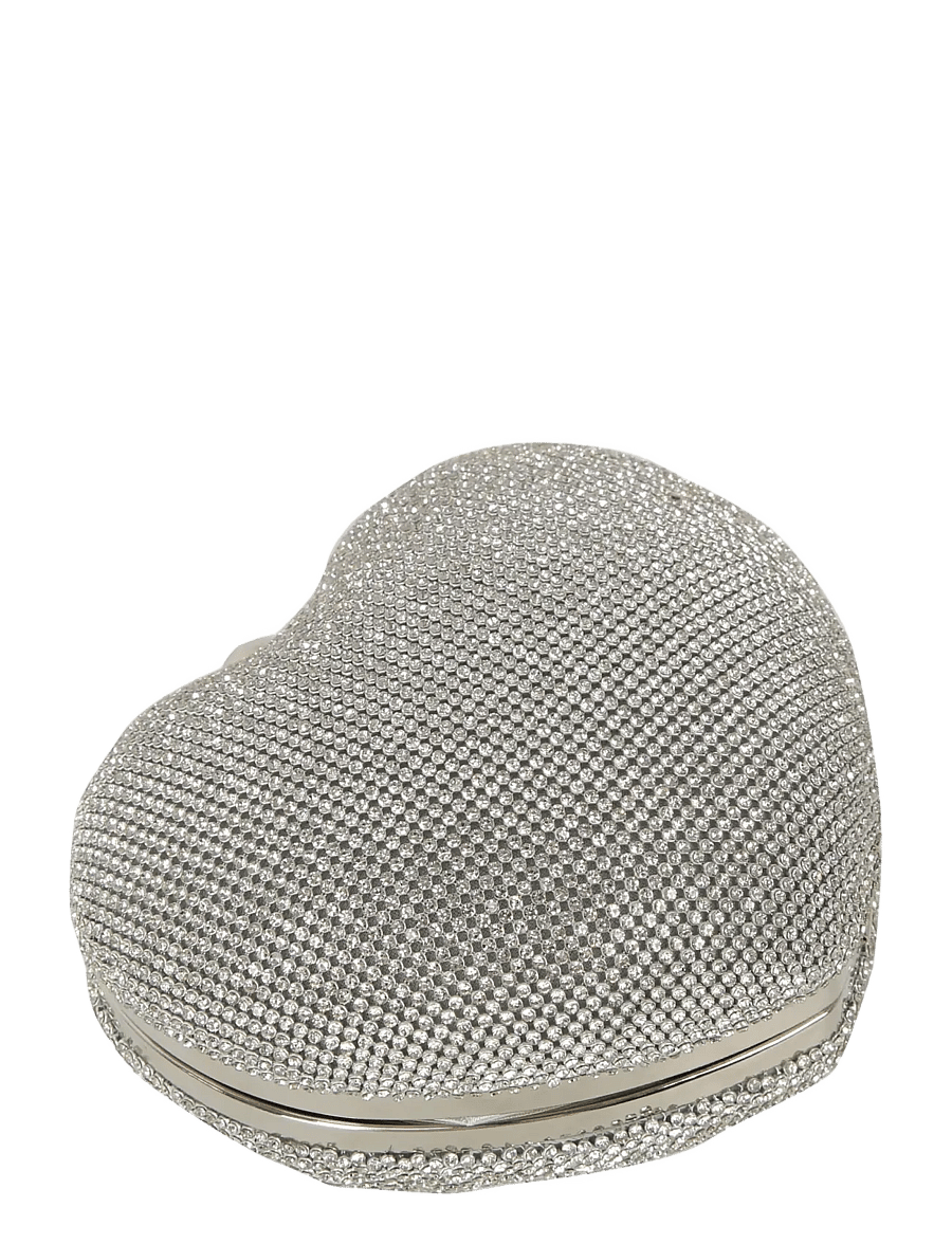 HVISK - HEART CASE RHINESTONES - shiny silver - 3