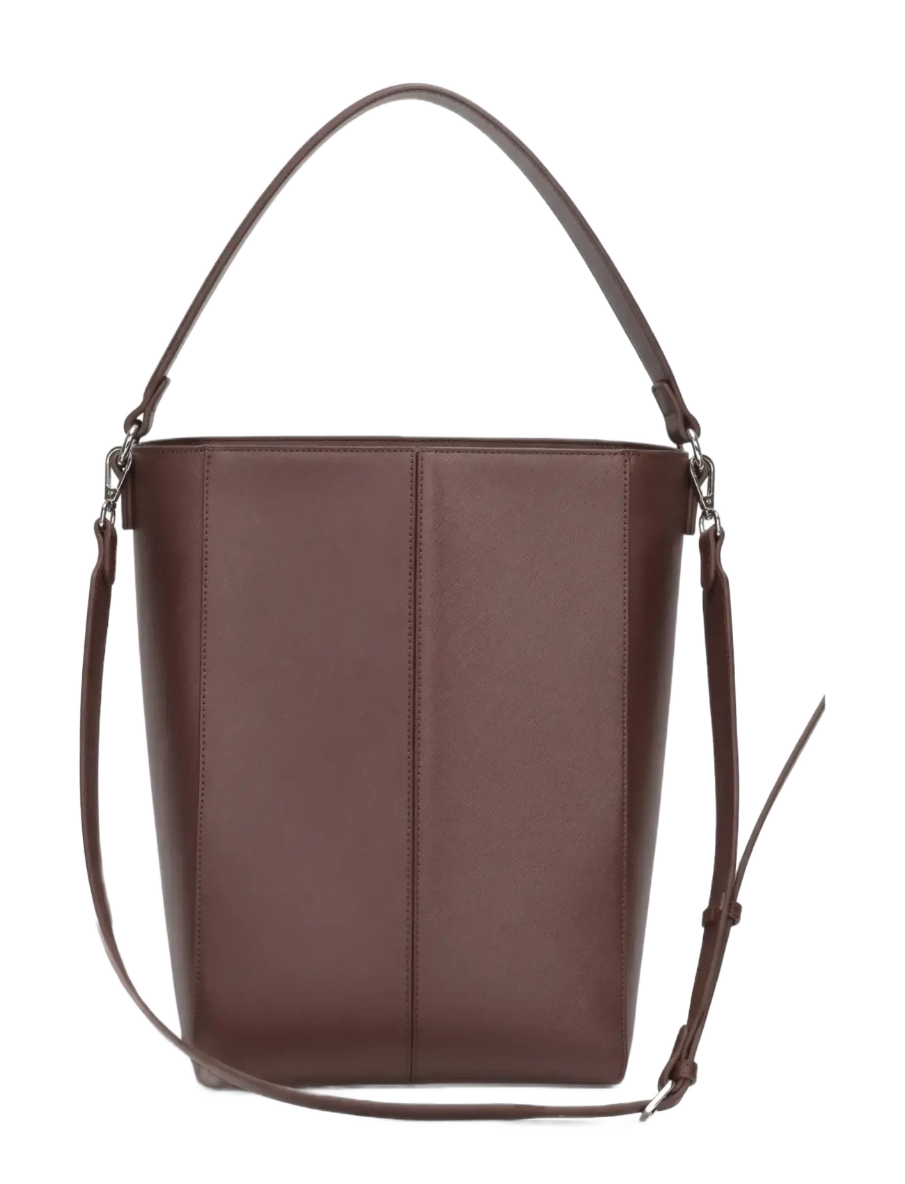 HVISK - CASSET SAFFIANO - dark brown - 2