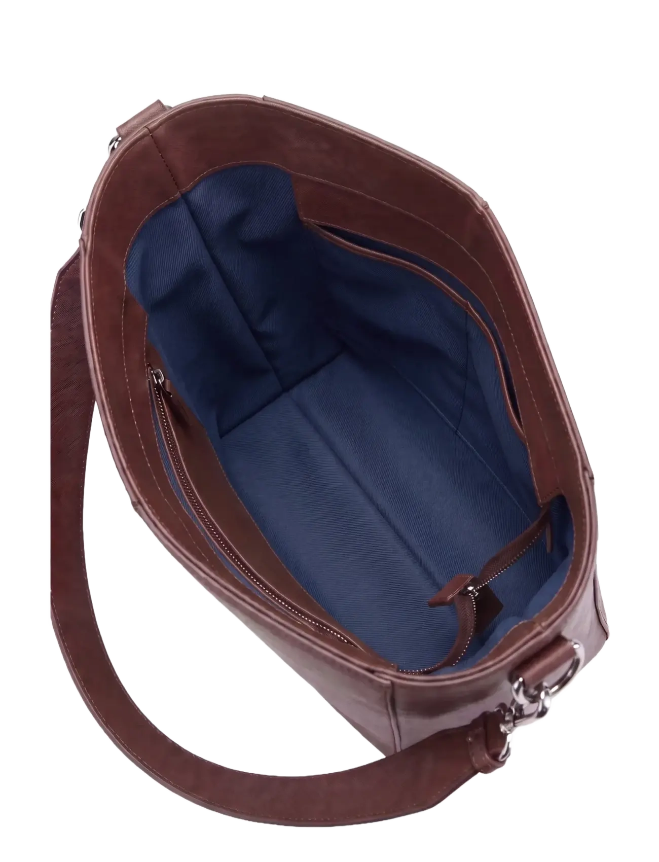 HVISK - CASSET SAFFIANO - dark brown - 4