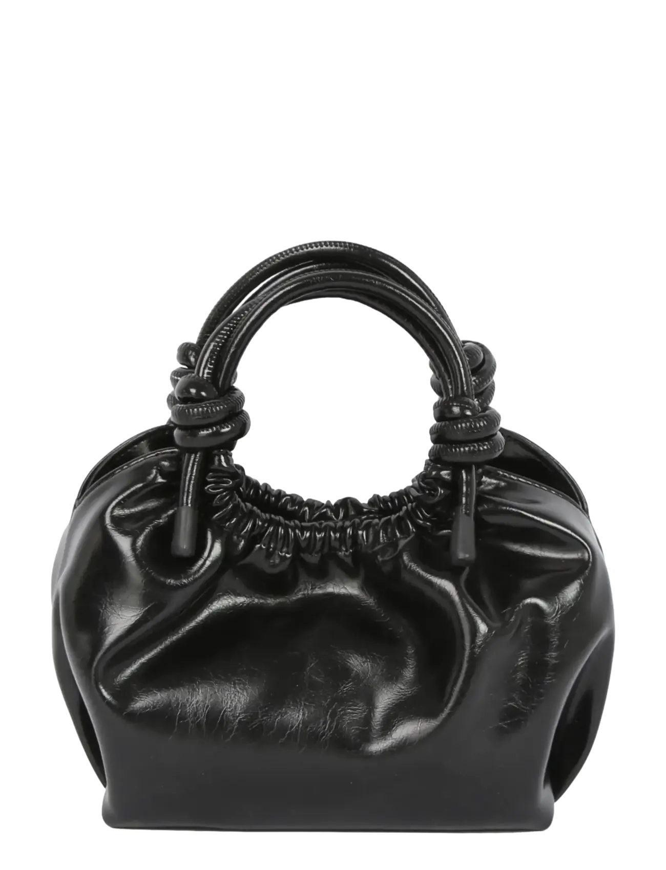 HVISK JOLLY LACQUER - Håndtasker - BLACK / black