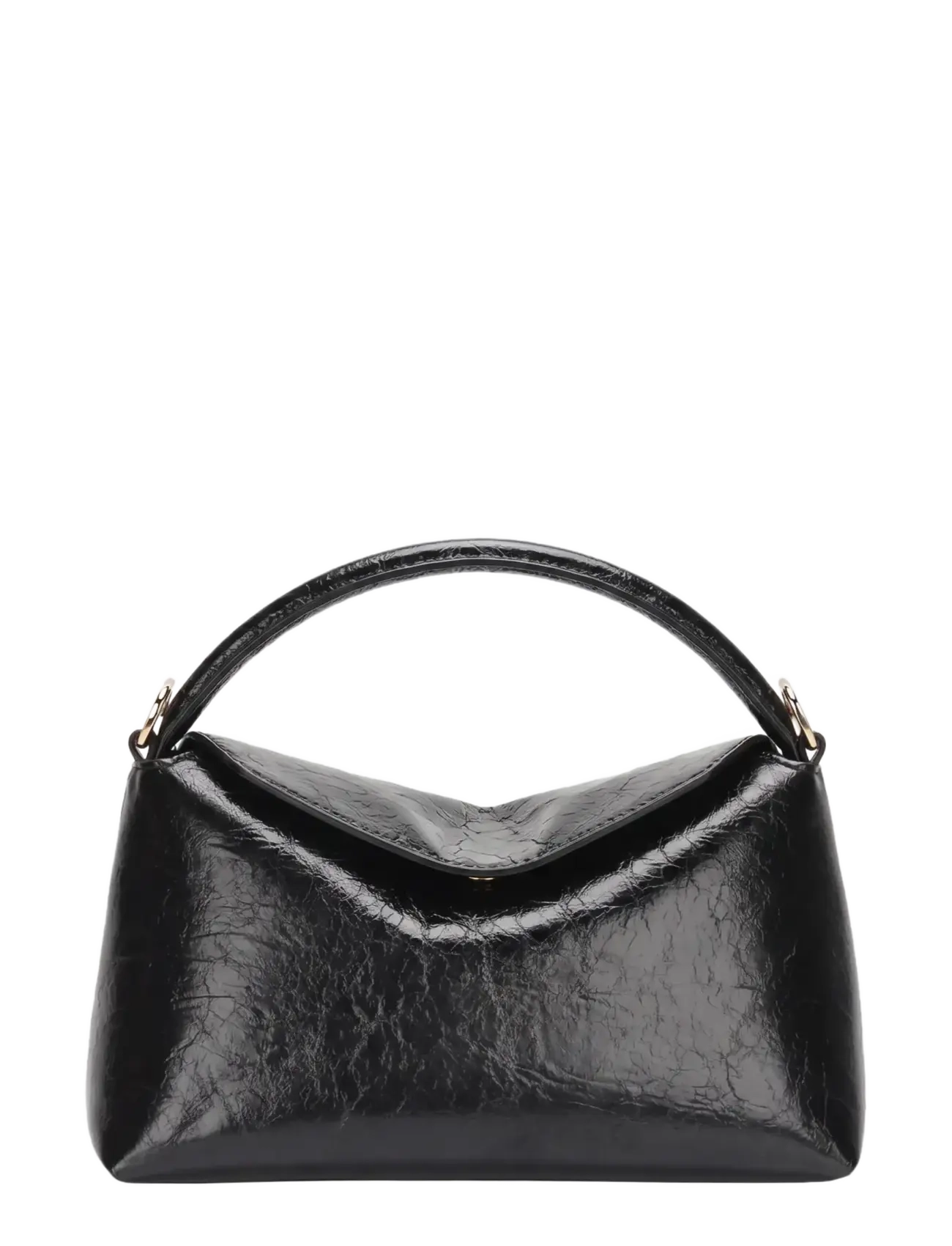 HVISK NOTE LACQUER - Håndtasker - BLACK / black