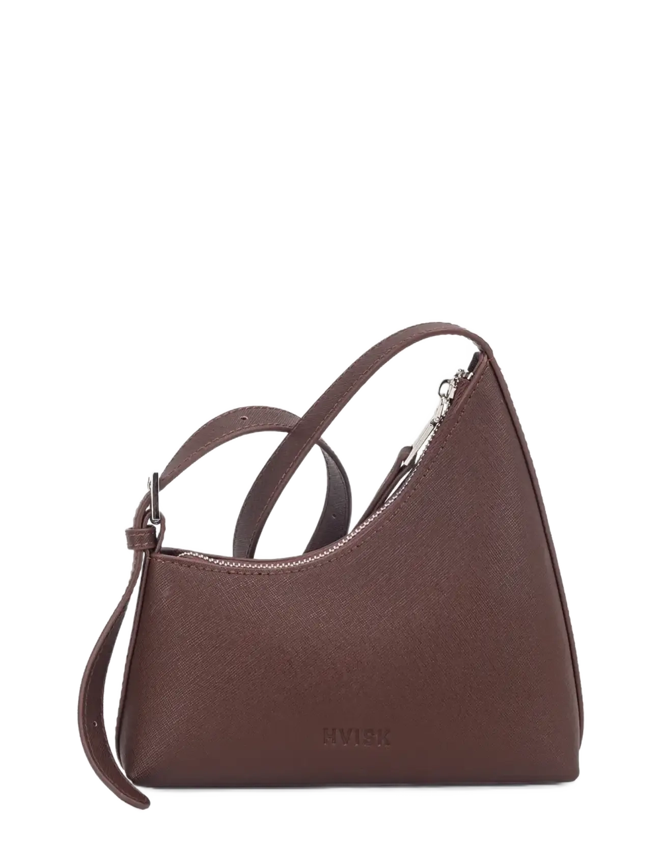 HVISK WILLA SAFFIANO - Tasker - DARK BROWN / brown