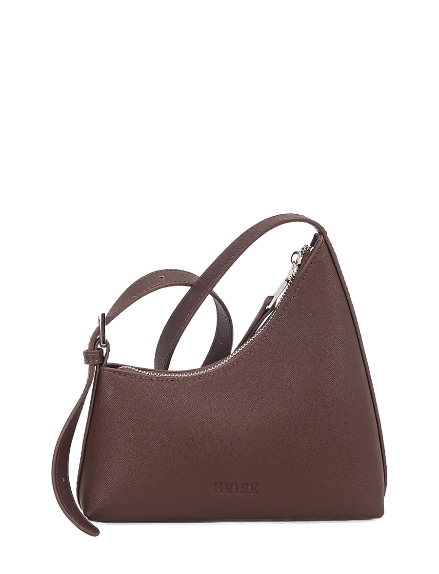 HVISK - WILLA SAFFIANO - dark brown - 1