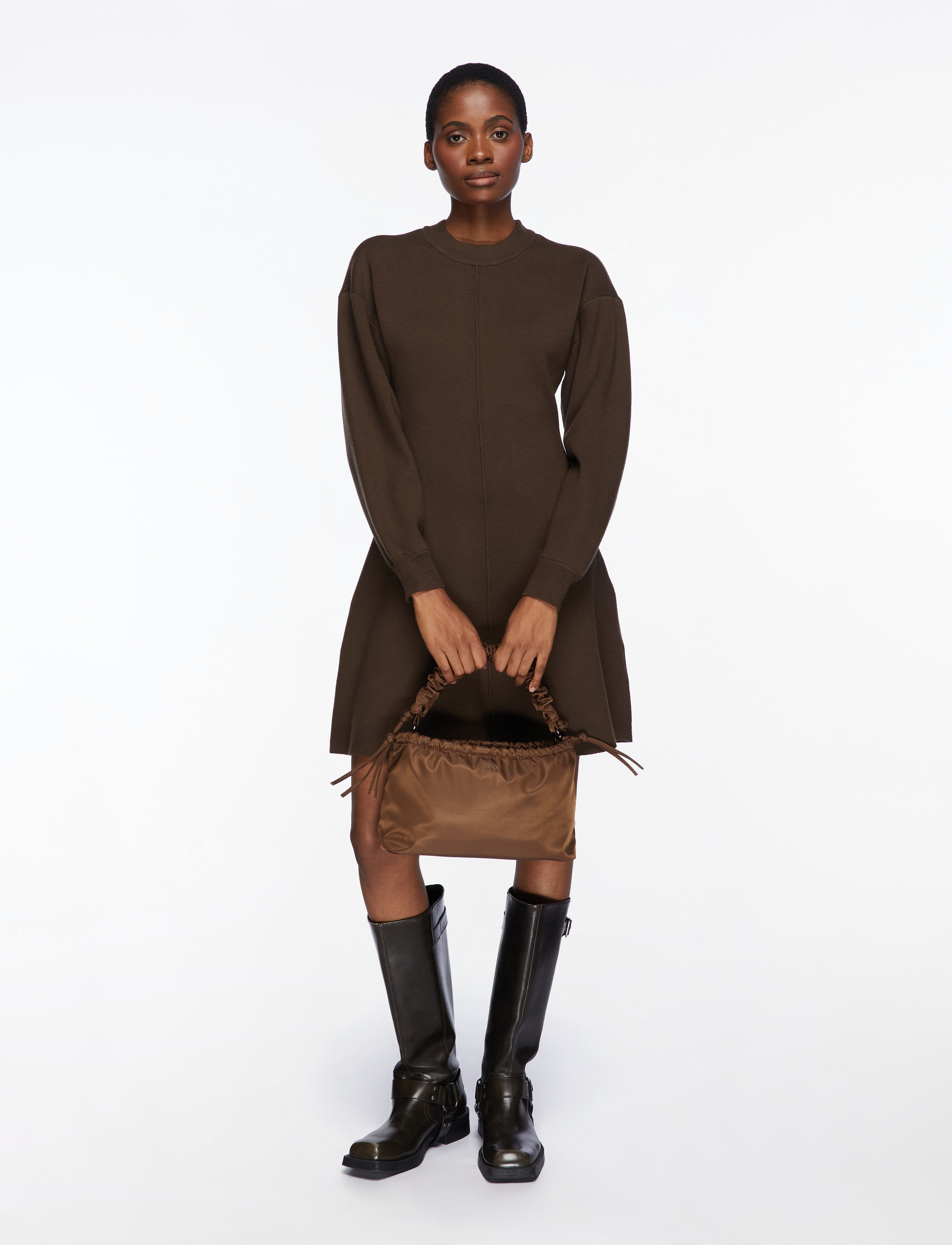 HVISK - ARCADIA TWILL - peoriided outlet-hindadega - chocolate brown - 2