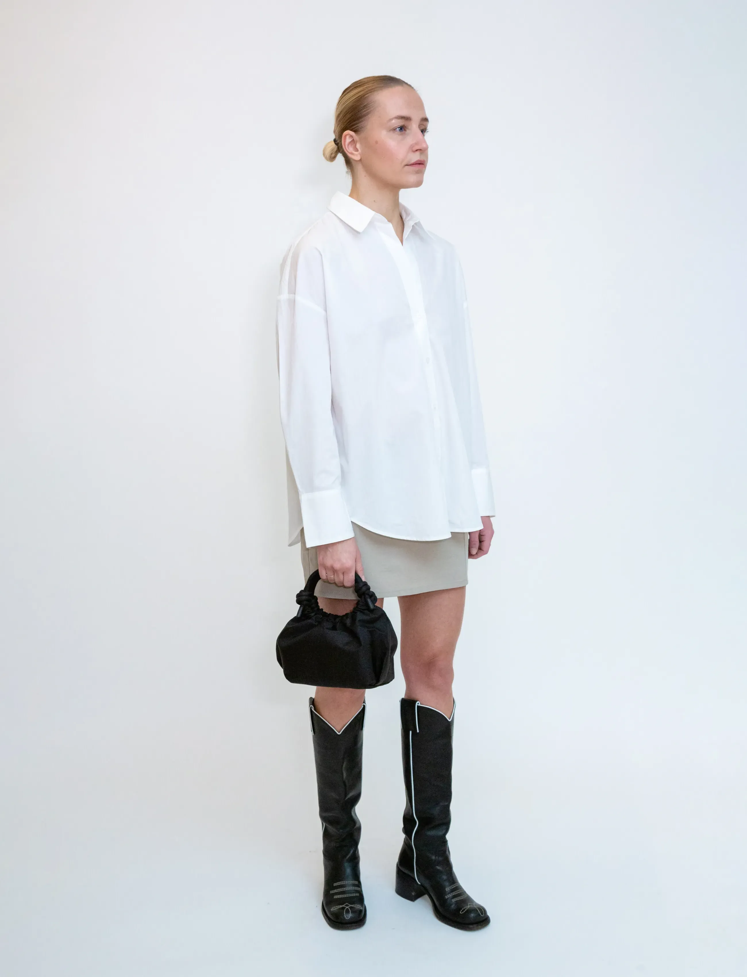 HVISK Jolly Twill, Kvinder, Rynket Taske, Sort, Str: ONE SIZE