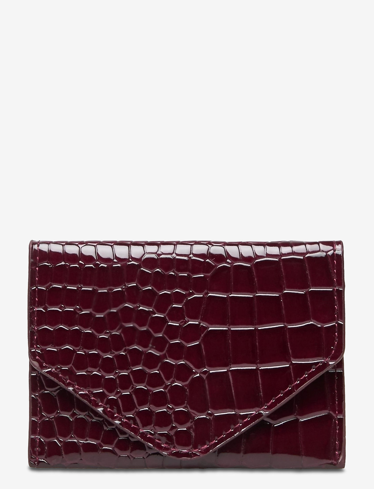 HVISK - WALLET CROCO - maroon - 0