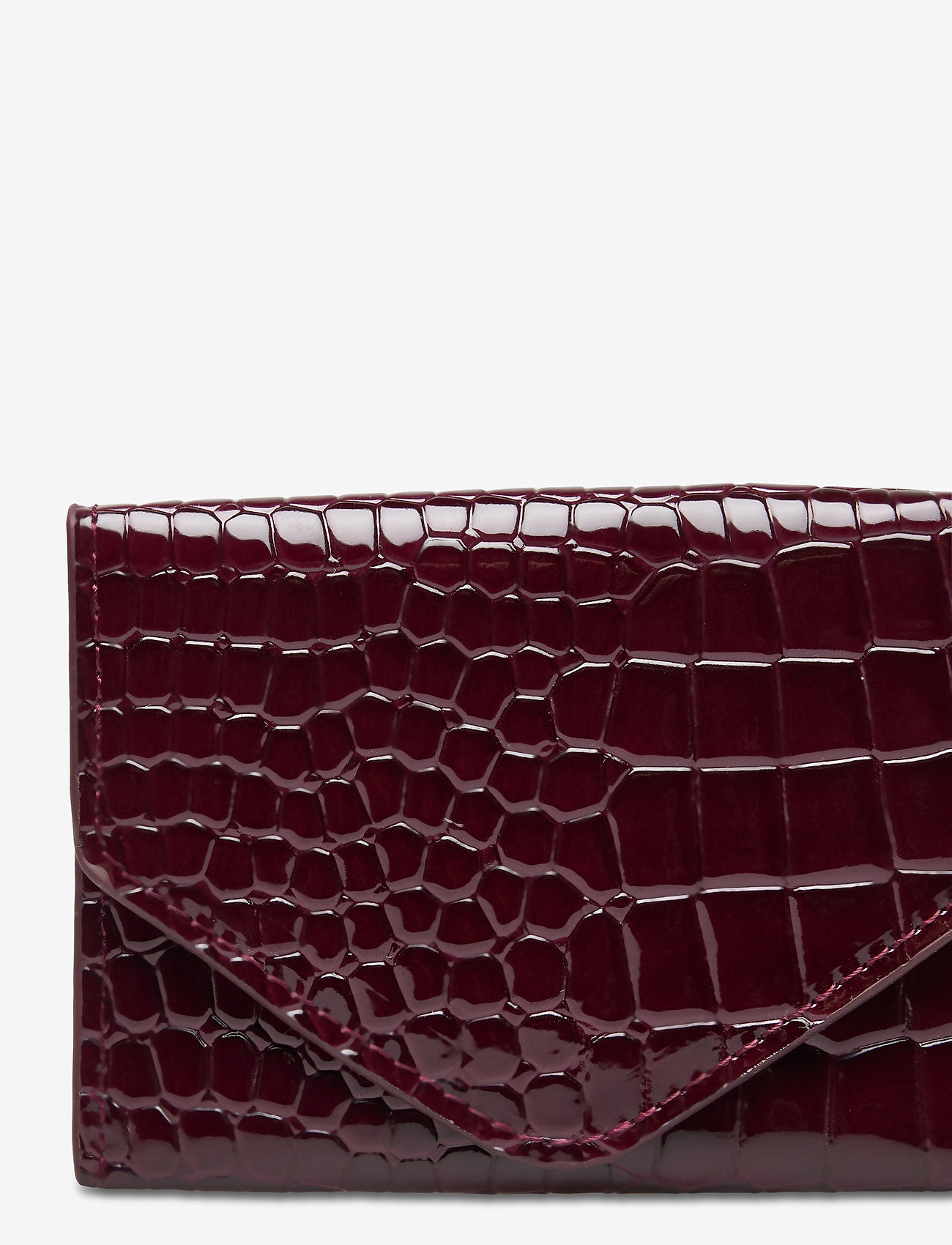HVISK - WALLET CROCO - maroon - 3