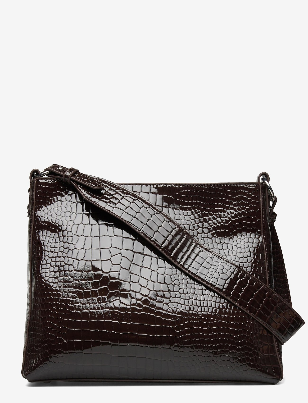 AMBLE CROCO - DARK BROWN