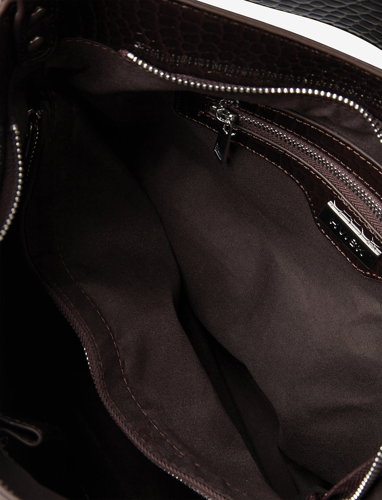 HVISK - AMBLE CROCO - dark brown - 3