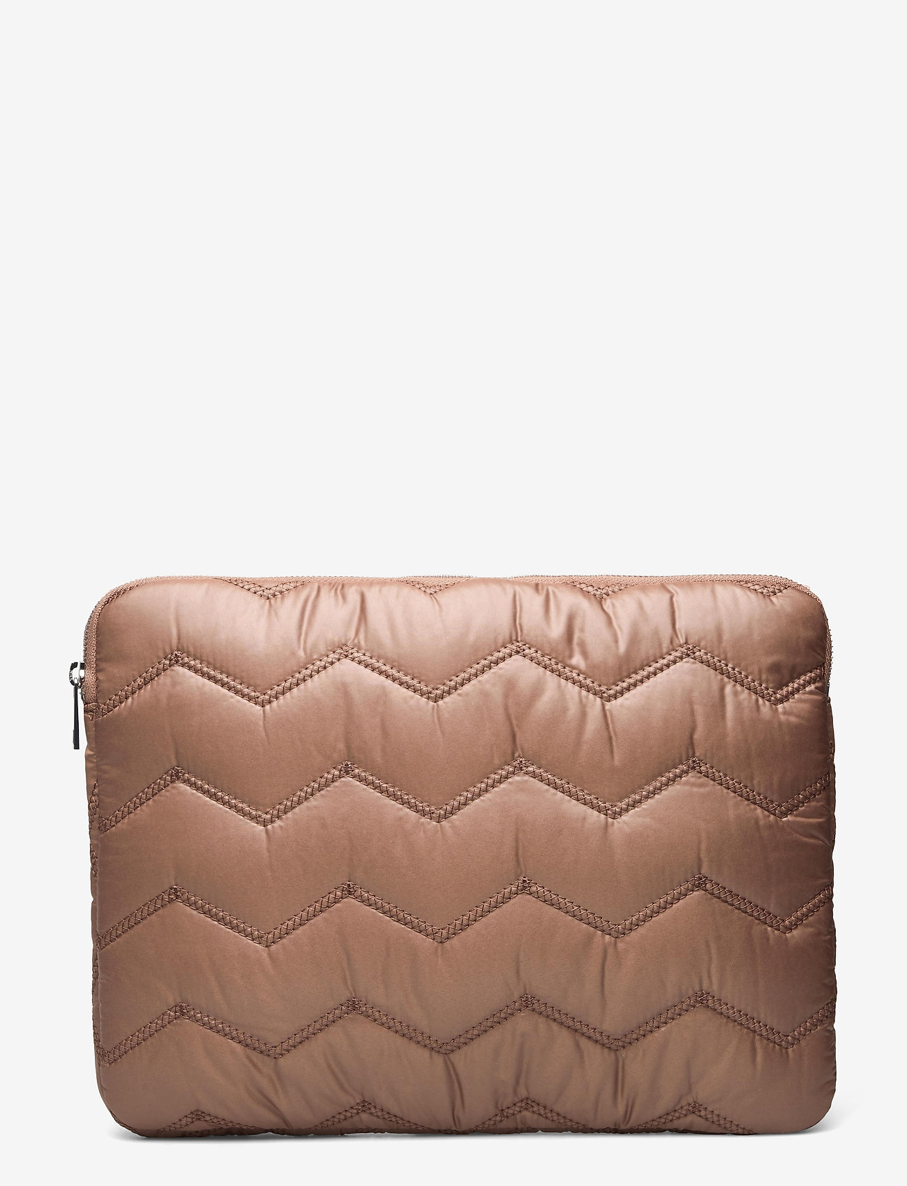 HVISK - COMPUTER SLEEVE 13" QUILTED WAVY - mushroom - 0