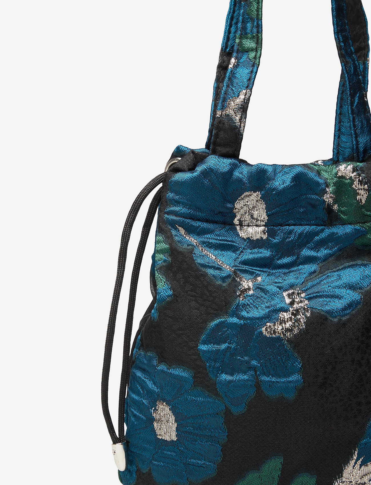 HVISK - POUCH WILD FLOWER - green / blue - 3