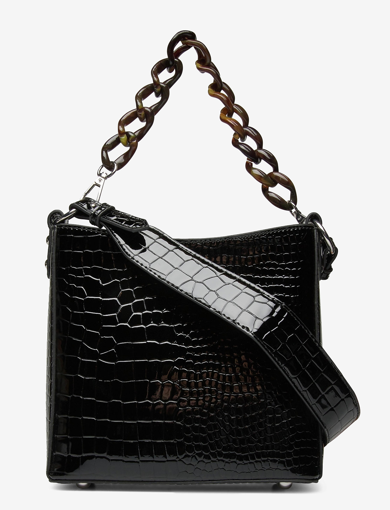 AMBLE CROCO SMALL - BLACK