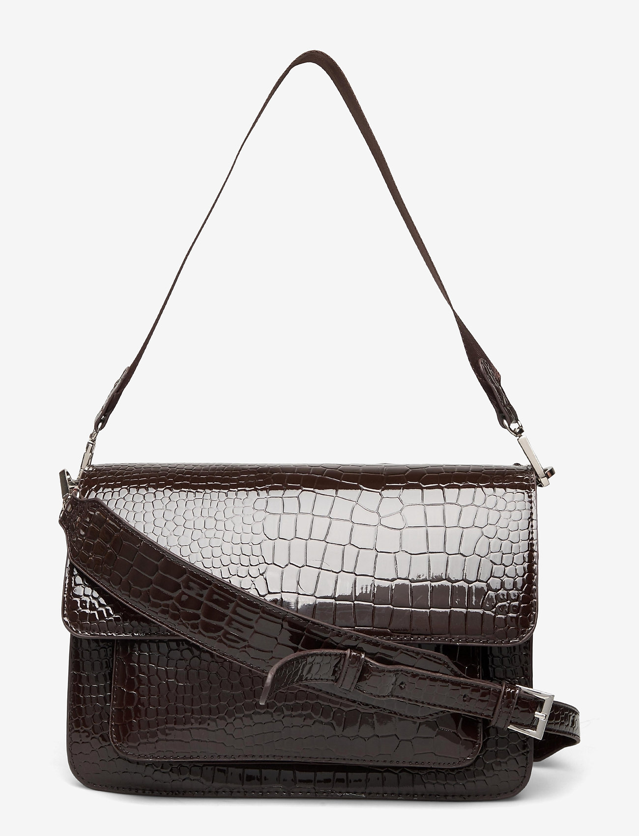 BASEL CROCO - DARK BROWN