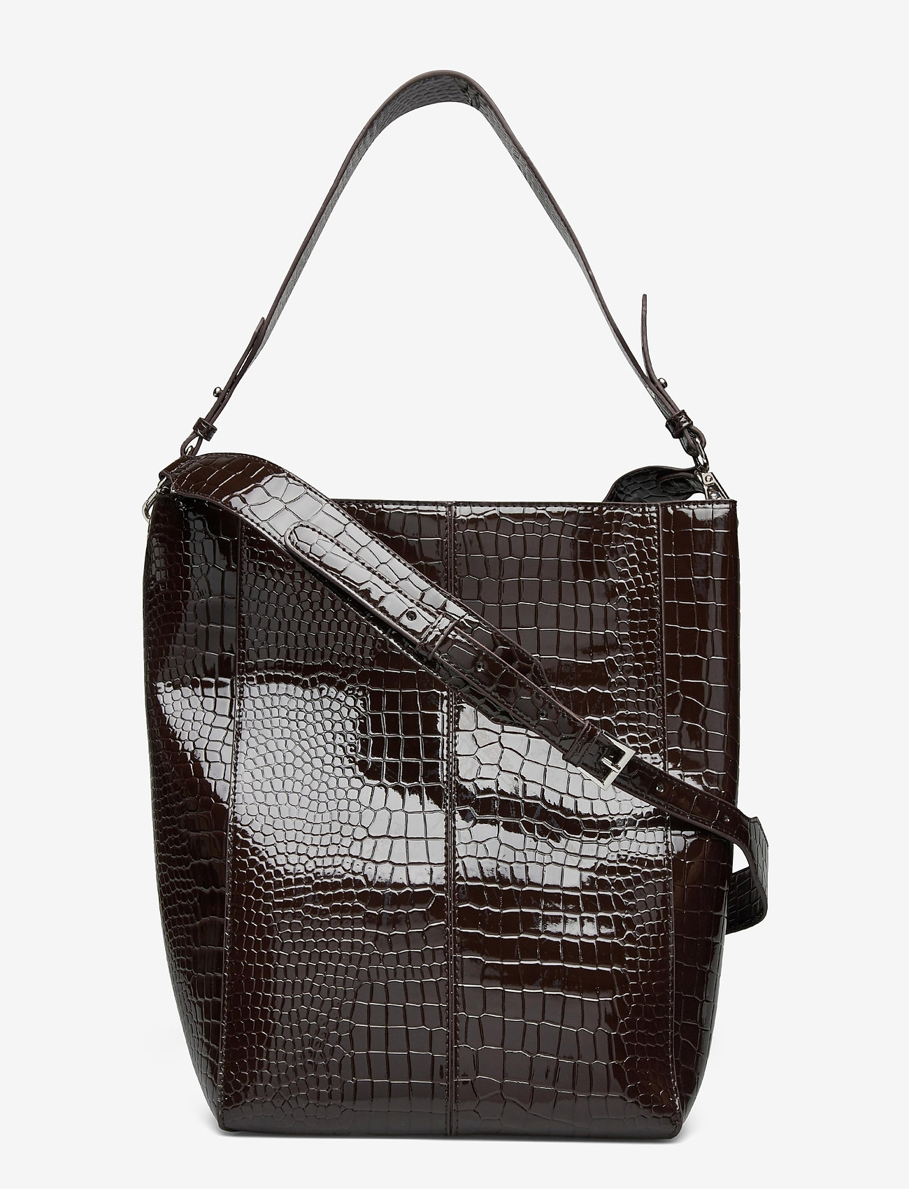 HVISK - CASSET CROCO - dark brown - 0