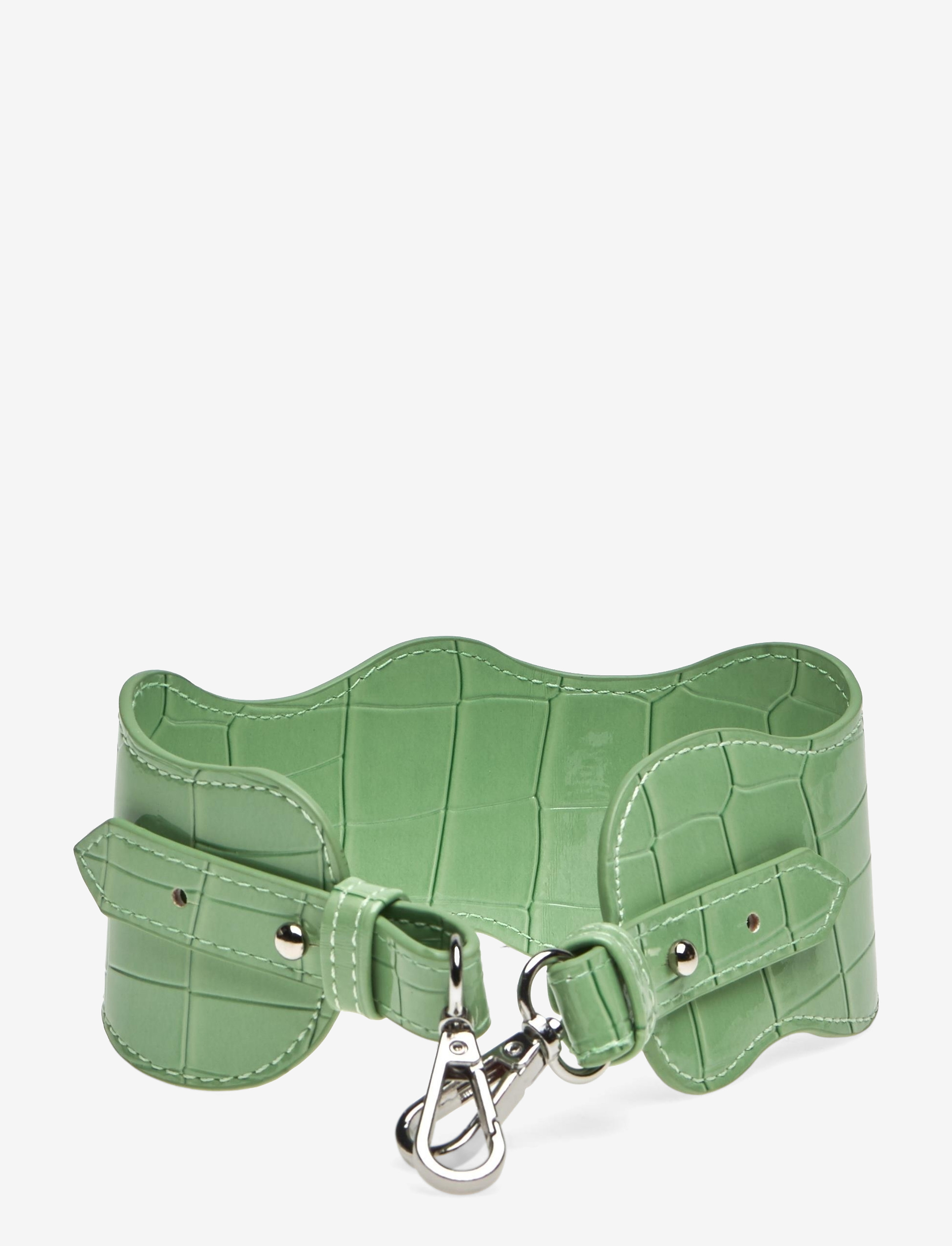 HVISK Wavy Handle Short, One Size, Green, Tasker > Taske-Stropper, Dame
