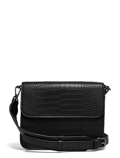 HVISK CAYMAN SHINY STRAP BAG - Hvisk - BLACK / black