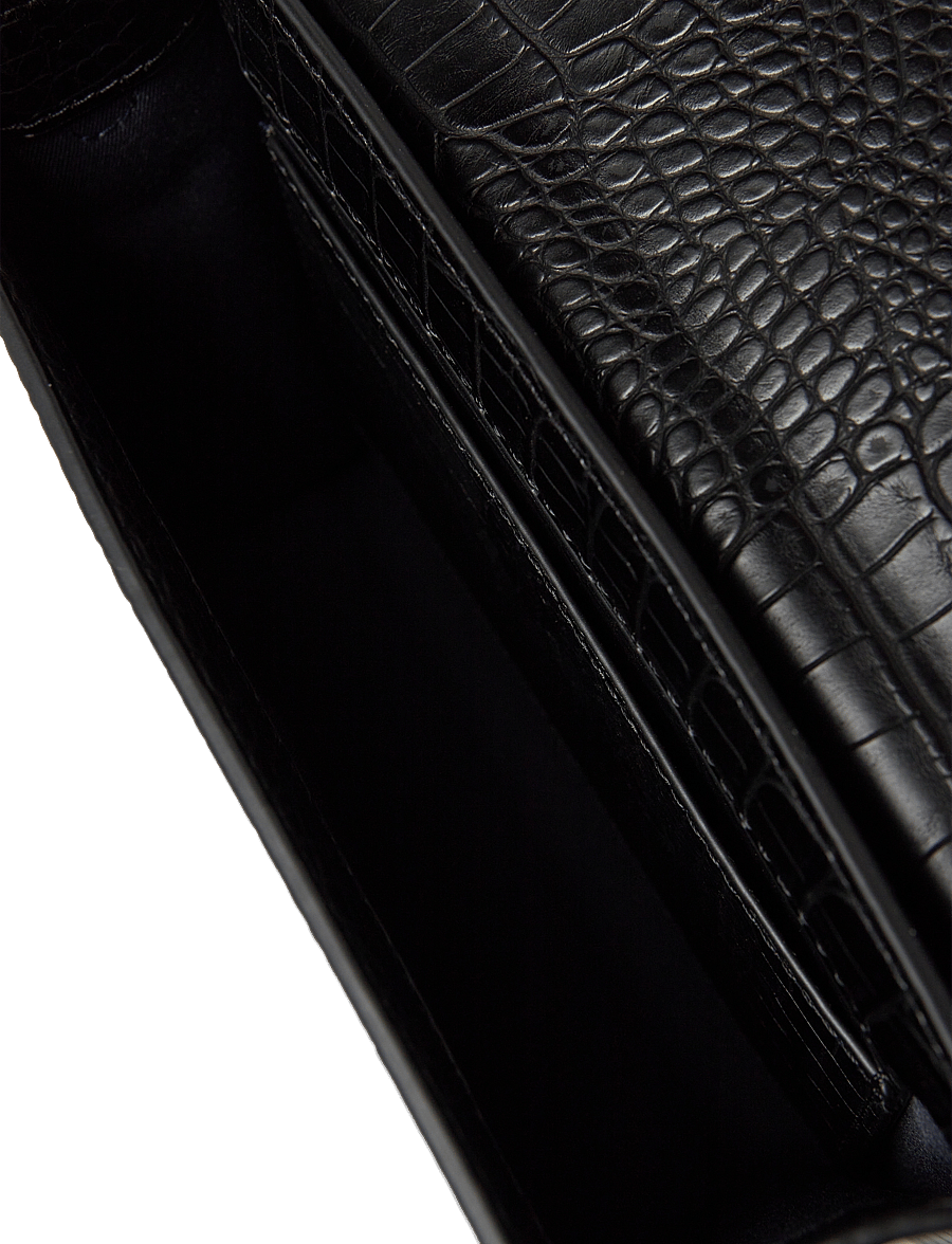 HVISK - CAYMAN SHINY STRAP BAG - konfirmationstøj - black - 4