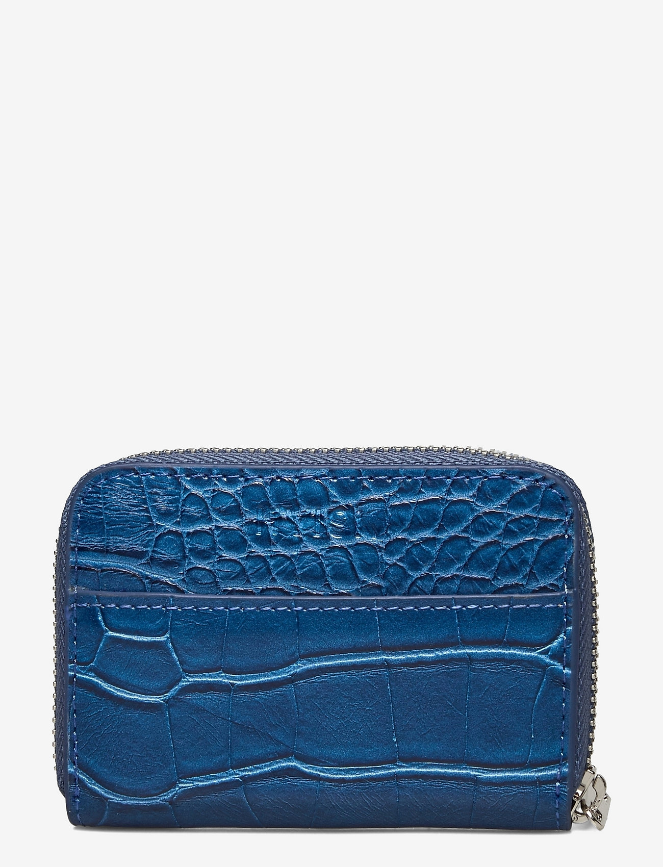 HVISK - WALLET ZIP SHINY CROCO - navy blue - 1