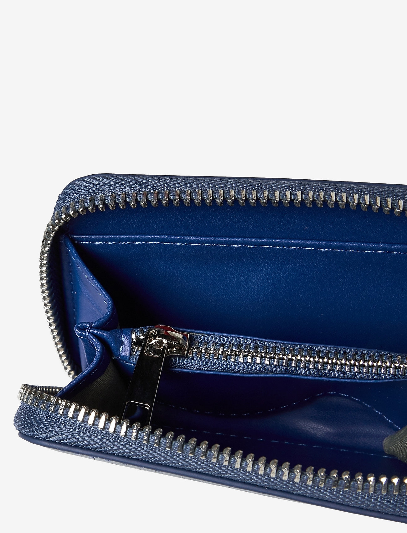 HVISK - WALLET ZIP SHINY CROCO - navy blue - 3