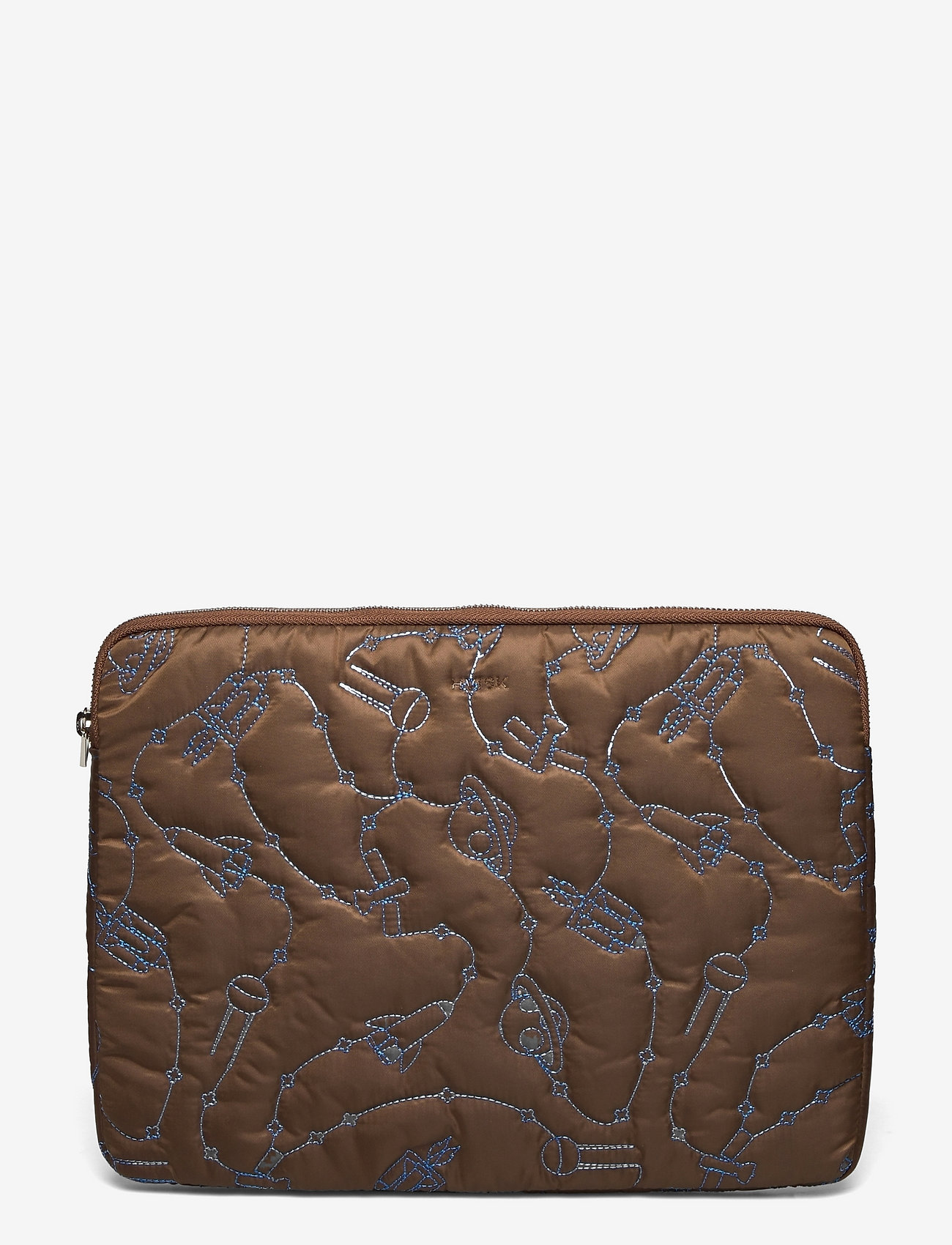 HVISK - COMPUTER SLEEVE 13'' SPACE TWILL - toffee brown - 0