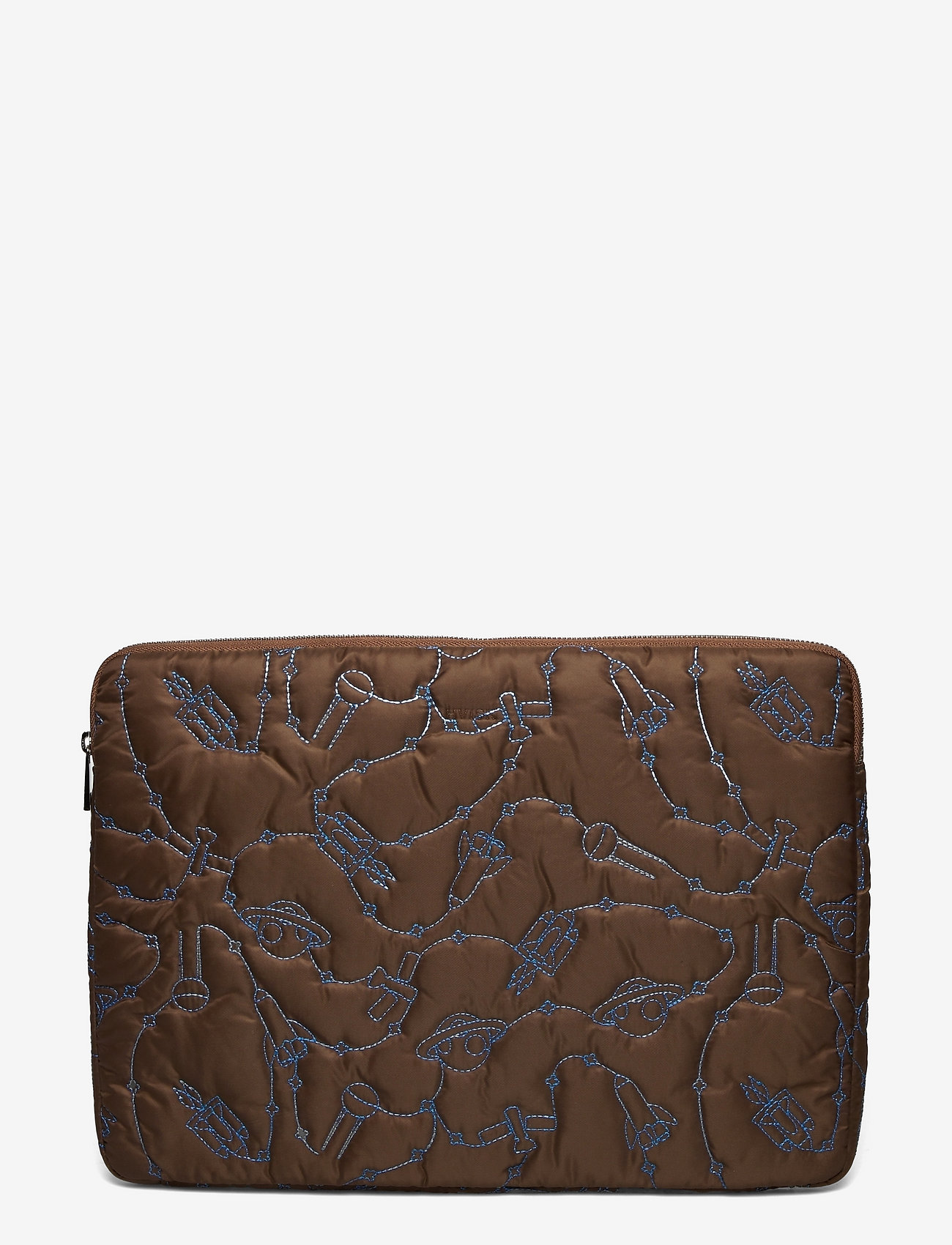 HVISK - COMPUTER SLEEVE 15'' SPACE TWILL - toffee brown - 0