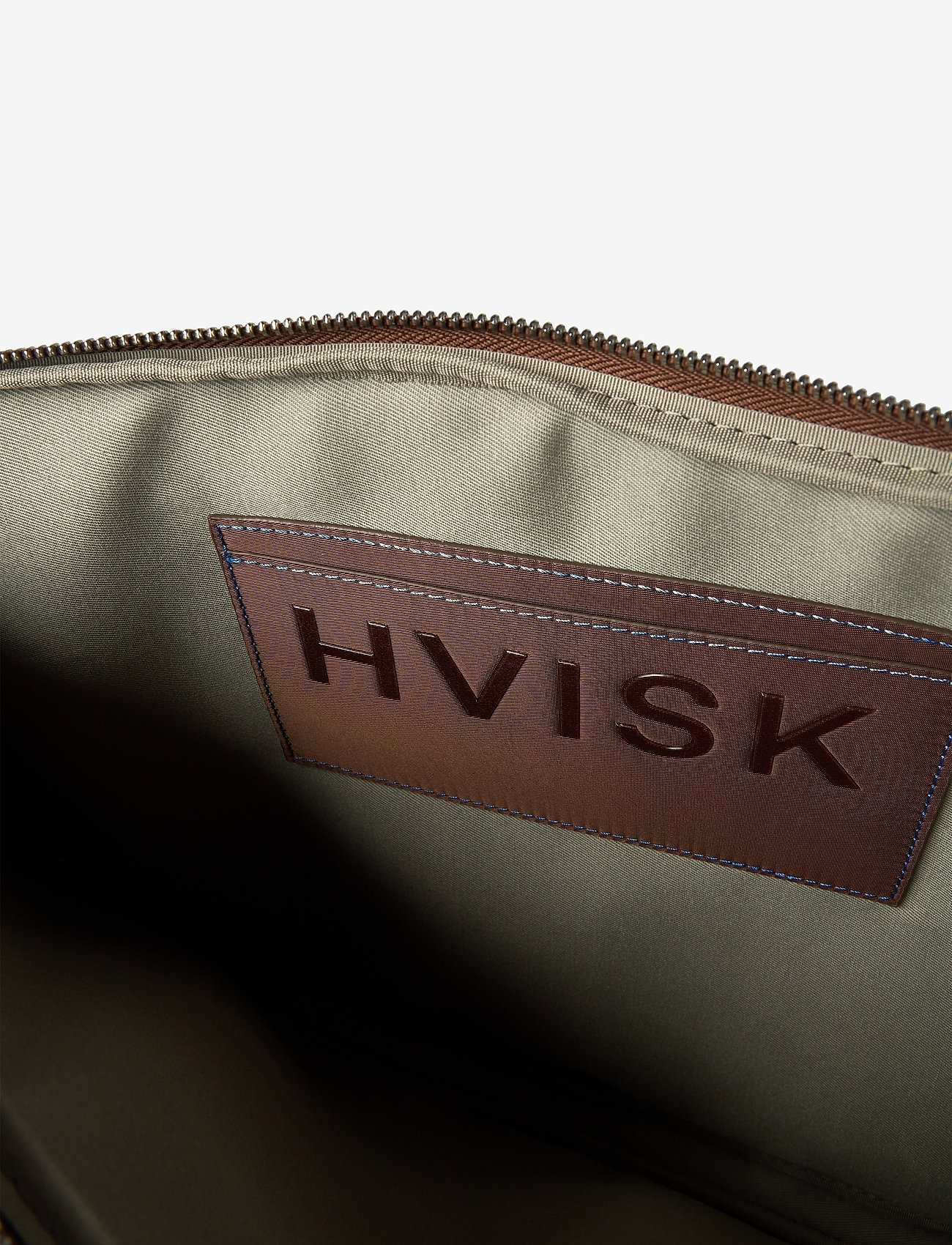 HVISK - COMPUTER SLEEVE 15'' SPACE TWILL - toffee brown - 3
