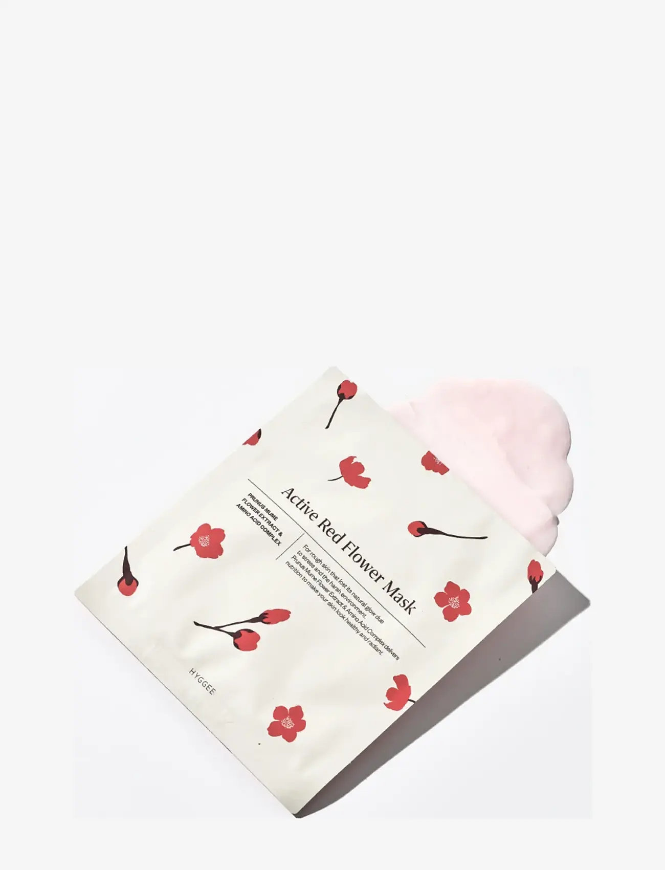 Hyggee - Red Flower Active Mask - no color - 1