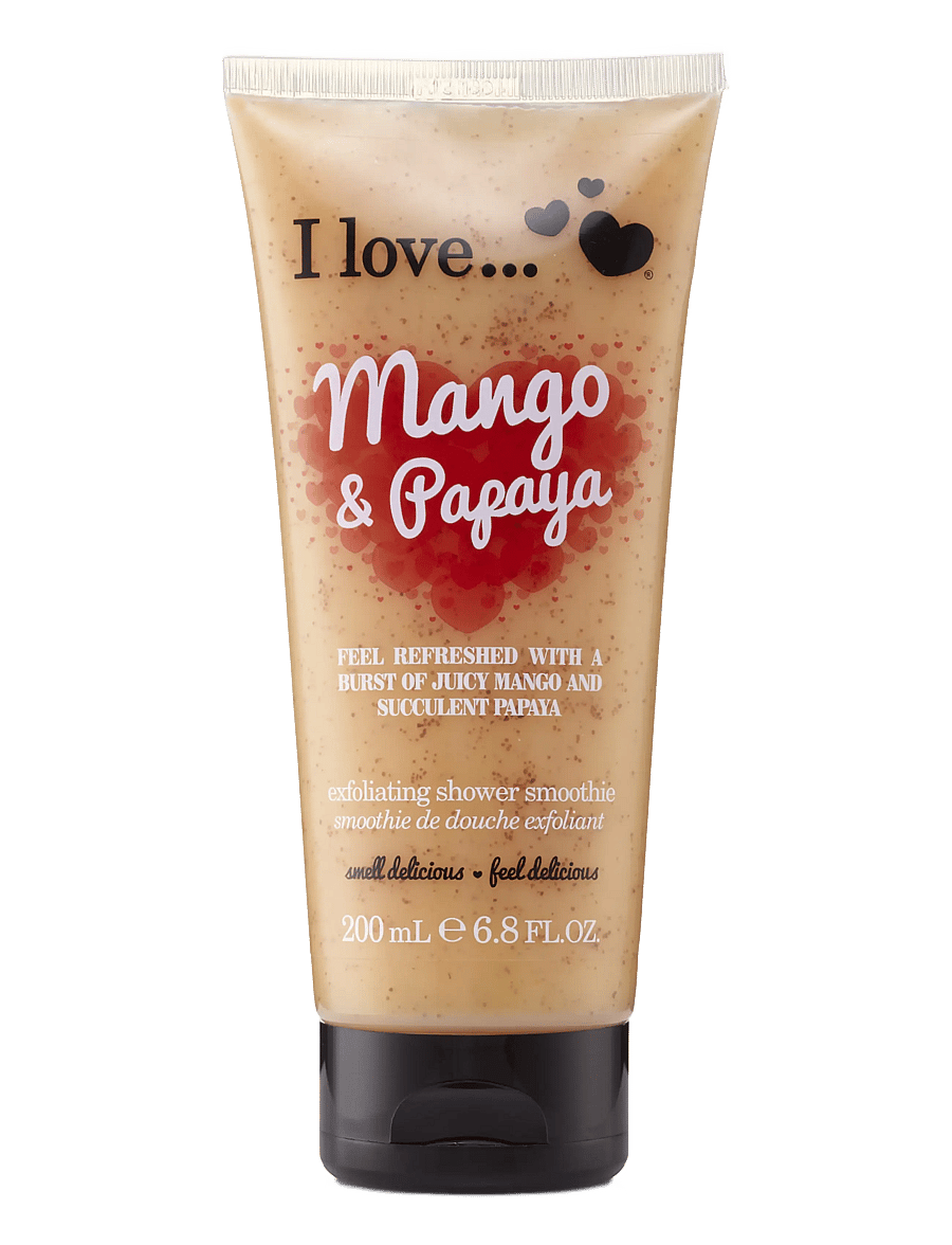 I LOVE - I Love Exfoliating Shower Smoothie Mango Papaya 200ml - keha koorimine - mango papaya - 0