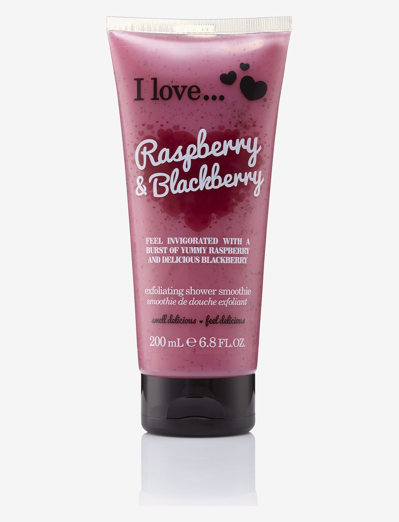 I LOVE - I Love Exfoliating Shower Smoothie  Raspberry Blackberry 200ml - skrub & exfoliering - krop - raspberry blackberry - 0