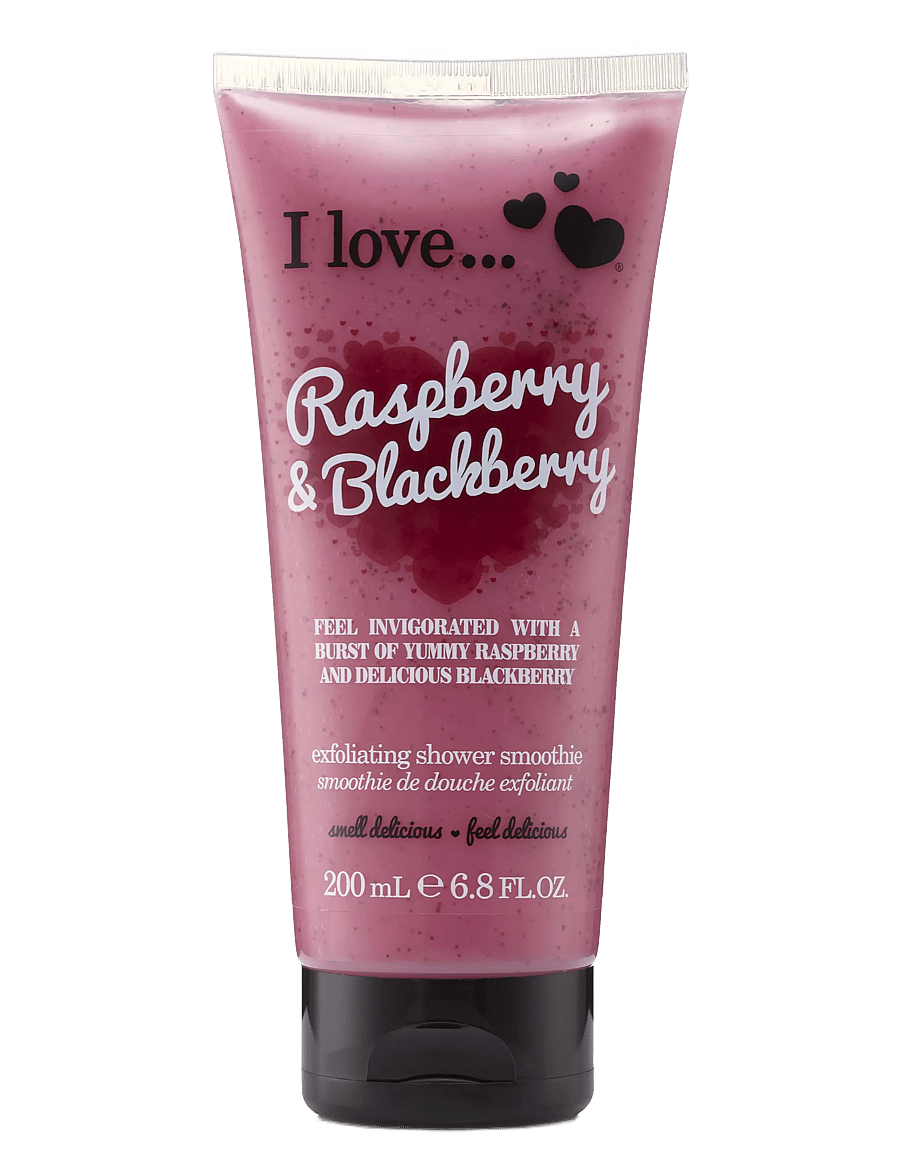 I LOVE - I Love Exfoliating Shower Smoothie Raspberry Blackberry 200ml - keha koorimine - raspberry blackberry - 0