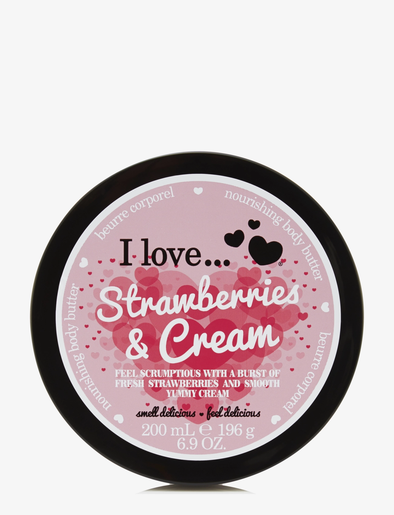 I LOVE Body Butter Strawberries Cream, Kropssmør, Nude, Str: 200 ml