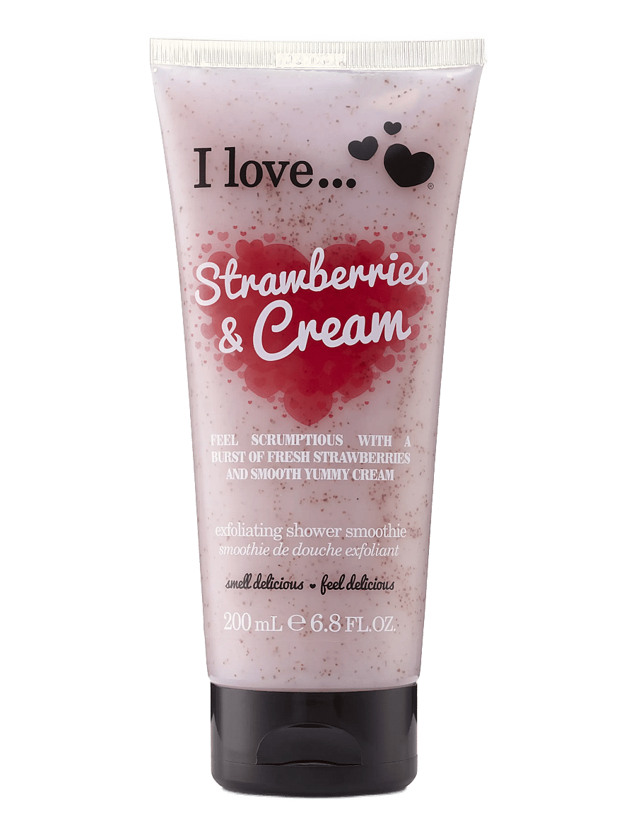 I LOVE - I Love Exfoliating Shower Smoothie Strawberries Cream 200ml - keha koorimine - strawberries cream - 0