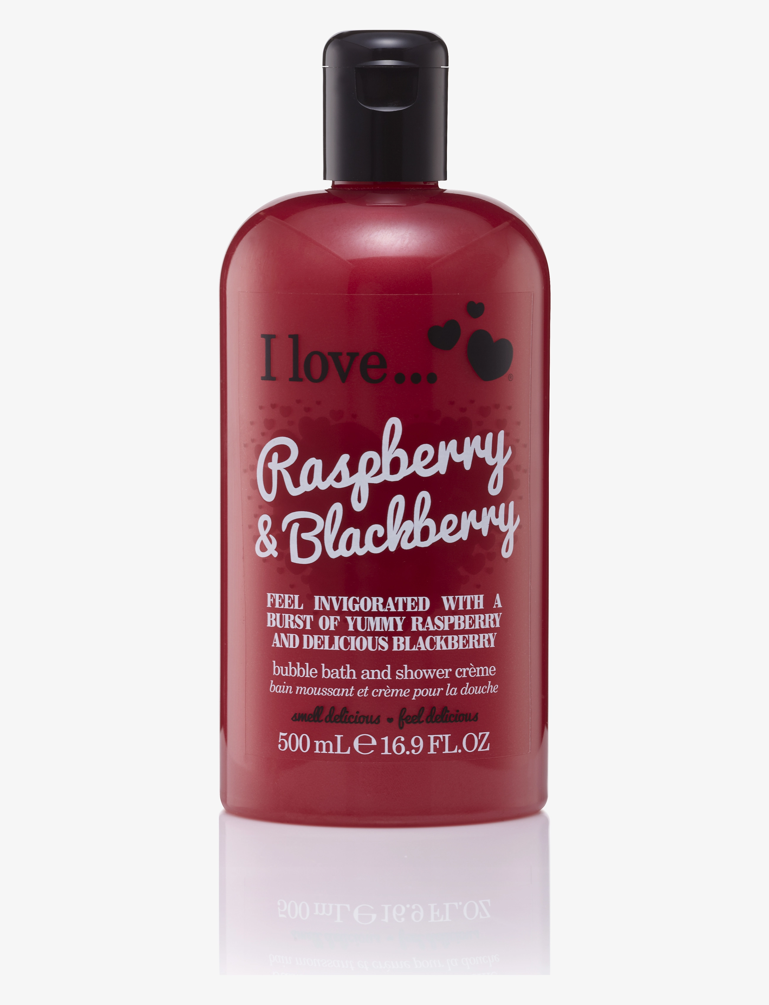I LOVE I Love Bath Shower Raspberry Blackberry 500ml - Keha - RASPBERRY BLACKBERRY / clear