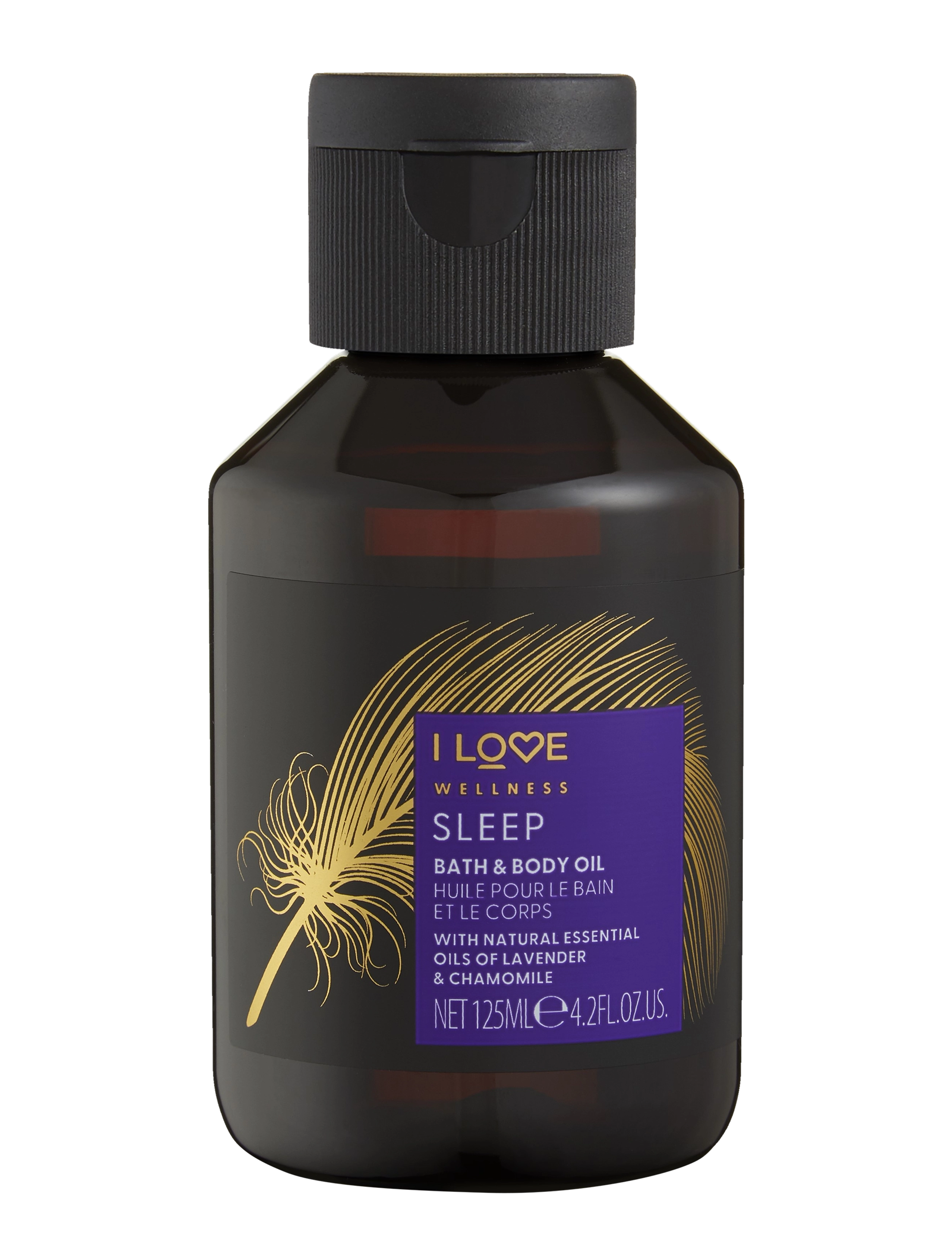I LOVE Wellness Bath & Body Oil Sleep Lavender & Chamomile 125Ml, Body Vinegar & Dressing Bottless, Nude, Str: 125 ml