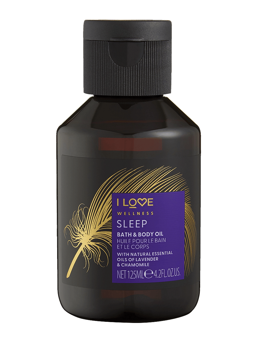 I LOVE - I LOVE Wellness Bath & Body Oil Sleep Lavender & Chamomile 125ml - kroppsolja - lavender & chamomile - 0