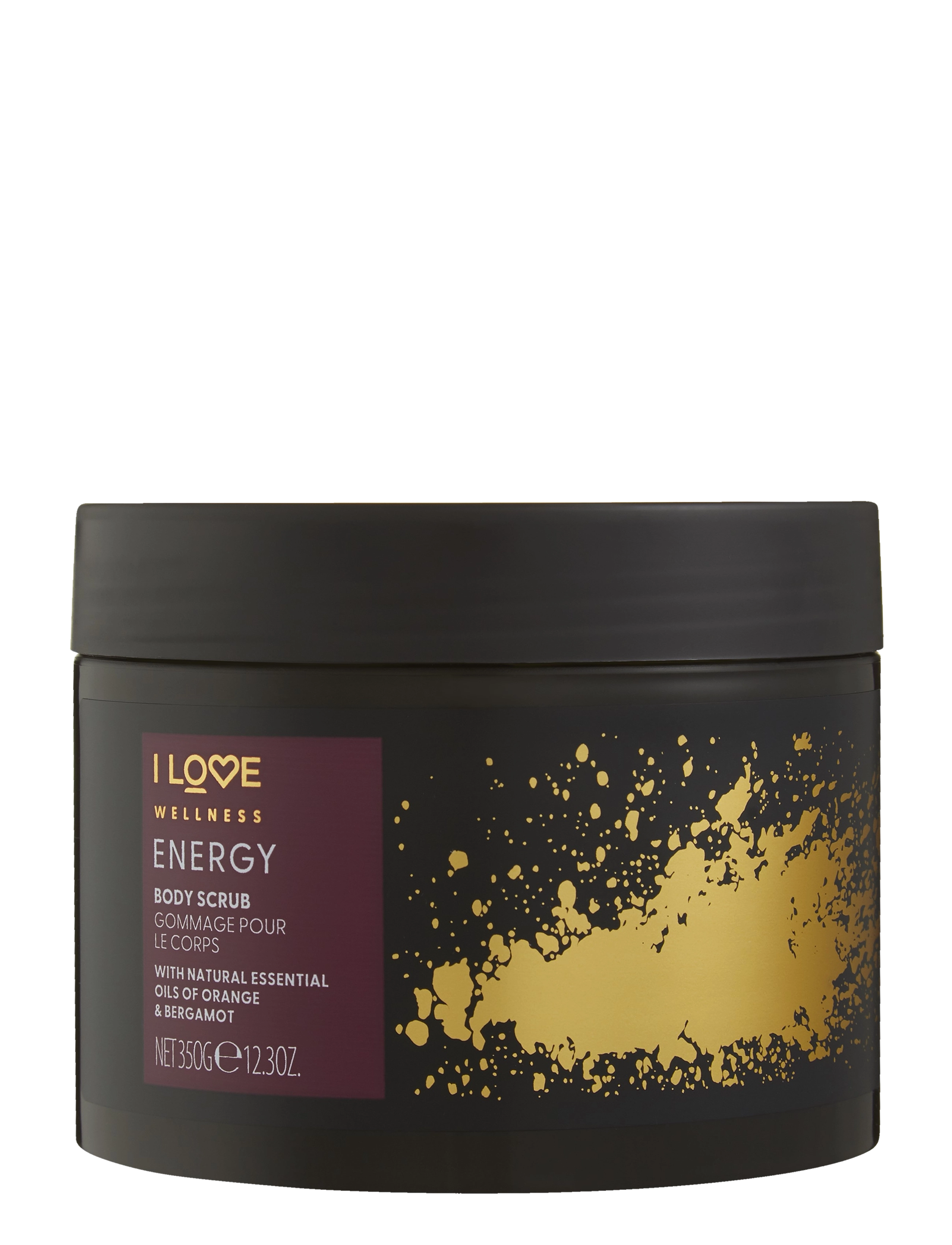I LOVE I LOVE Wellness Body Scrub Energy Orange & Bergamot 350g - Hudvård - ENERGY ORANGE & BERGAMOT / clear