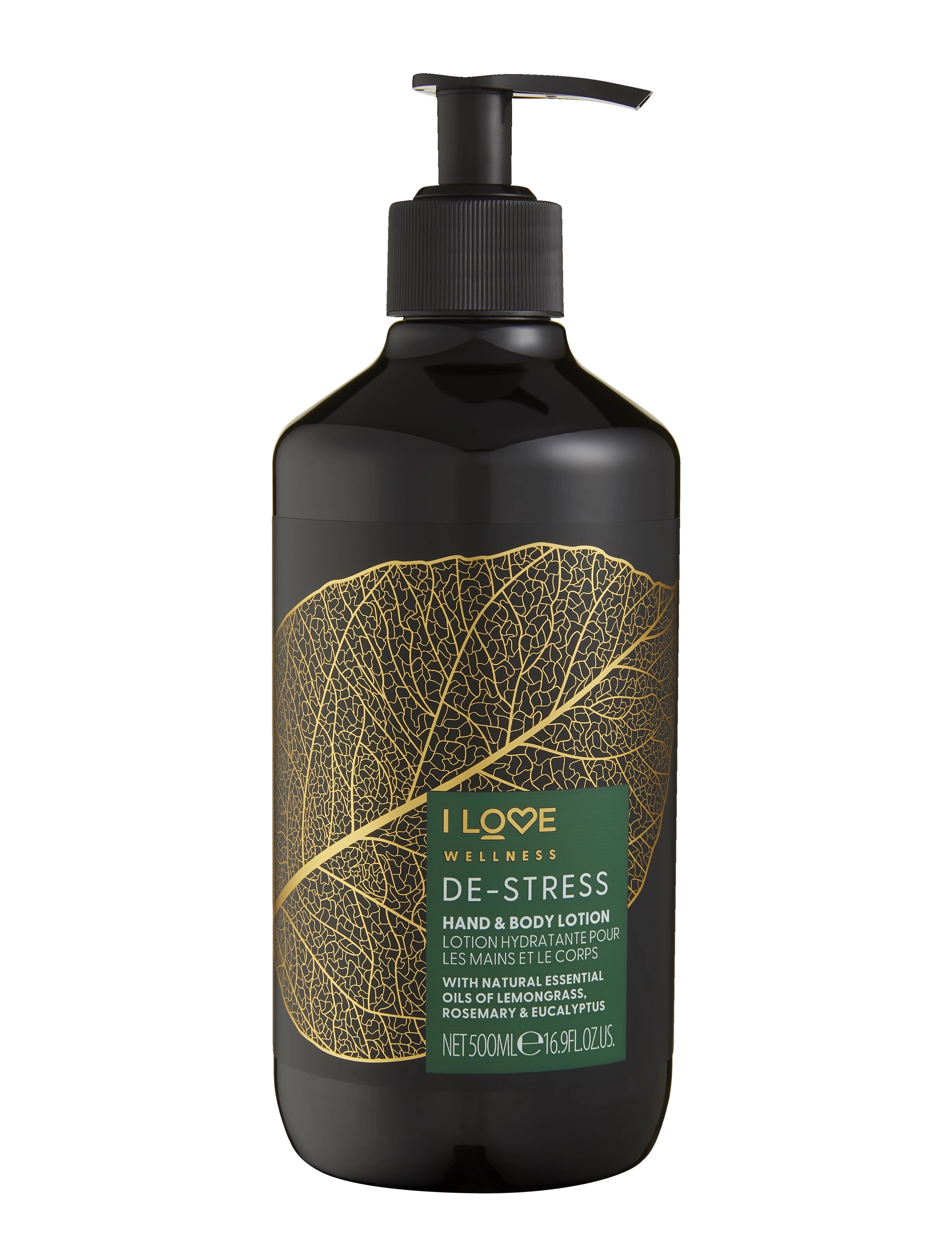 I LOVE Wellness Hand & Body Lotion Destress Ecualyptus & Cedarwood 500Ml, Cremes & Lotion & Bodybutter, Nude, Str: 500 ml