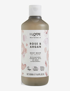 I LOVE Naturals Body Wash Rose & Argan 500ml, I LOVE