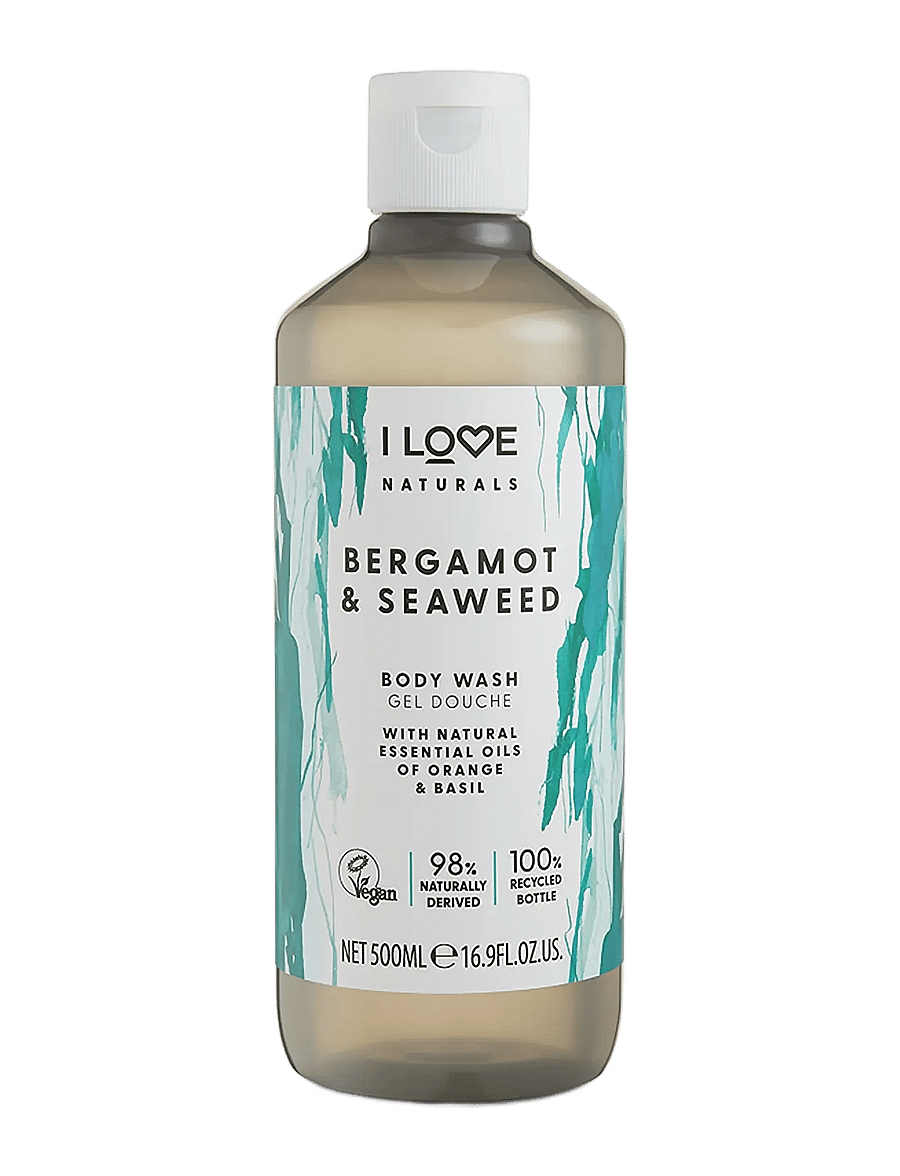 I LOVE - I LOVE Naturals Body Wash Bergamot & Seaweed 500ml - dušigeelid ja õlid - bergamot & seaweed - 0