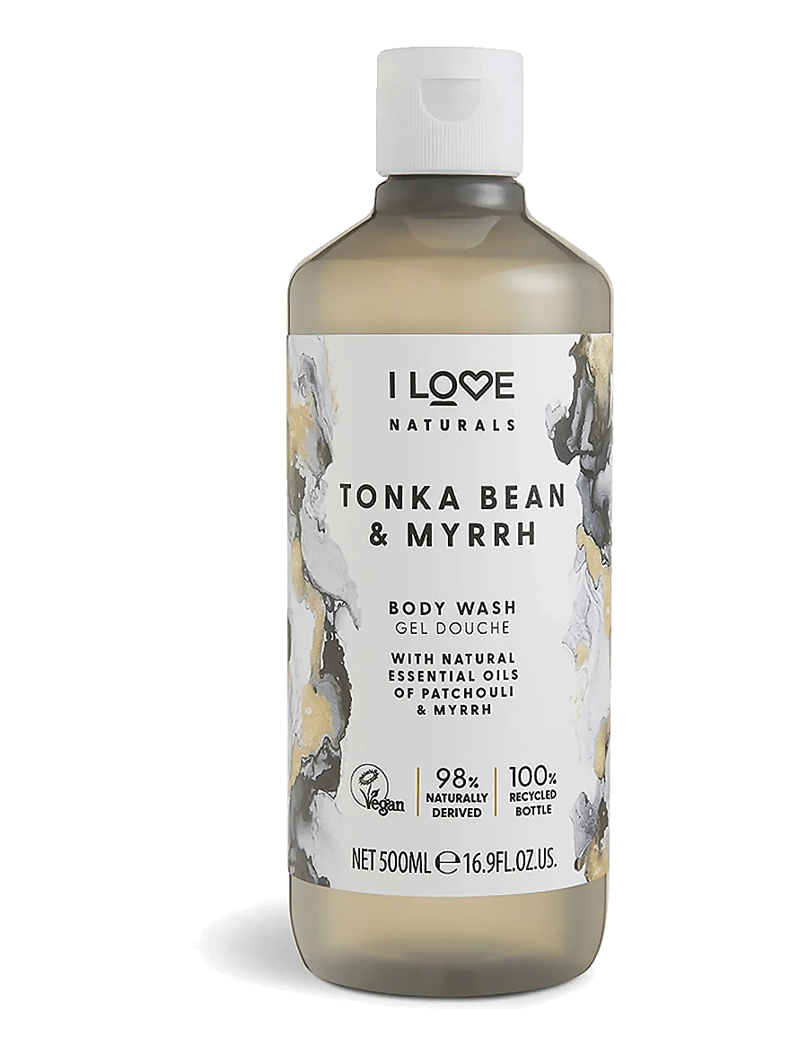 I LOVE - I LOVE Naturals Body Wash Tonka Bean & Myrrh 500ml - duschgel & duscholjor - tonka bean & myrrh - 0
