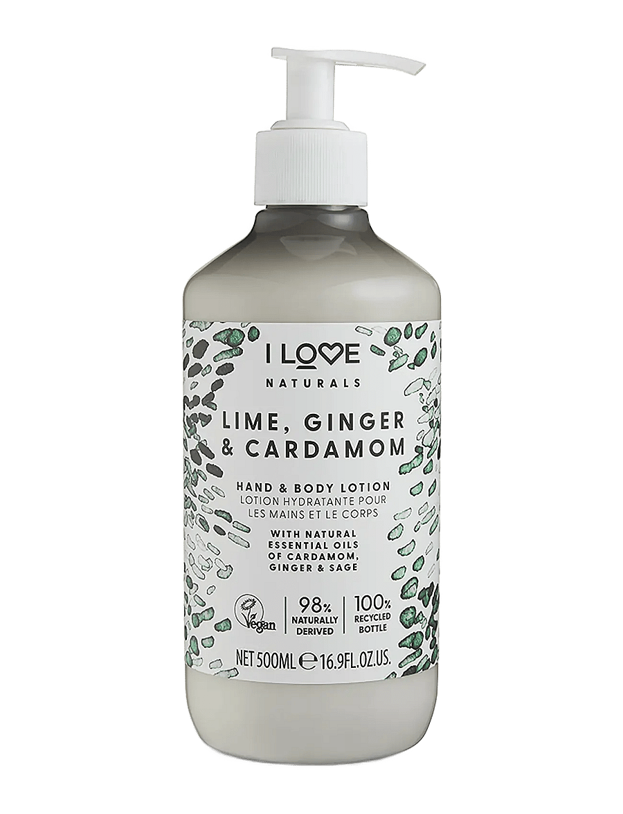 I LOVE - I LOVE Naturals Hand & Body Lotion Lime, Ginger & Cardamon 500ml - kreemid - lime, ginger & cardamon - 0
