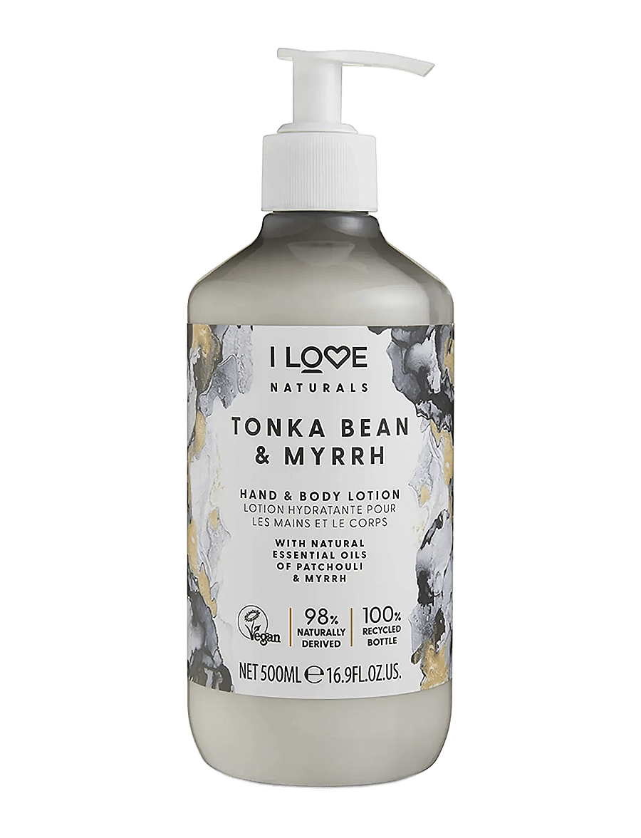 I LOVE - I LOVE Naturals Hand & Body Lotion Tonka Bean & Myrrh 500ml - kreemid - tonka bean & myrrh - 0