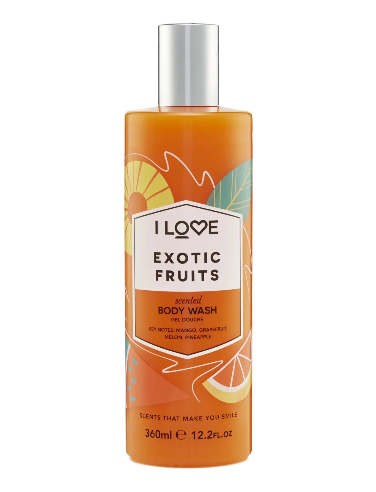 I LOVE Signature Body Wash Exotic Fruit 360Ml, Badekar og bruser, Nude, Str: 360 ml