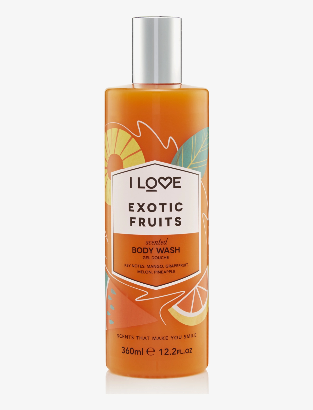 I LOVE I LOVE Signature Body Wash Exotic Fruit 360ml - Shower gel & Bruseolier - EXOTIC FRUIT / clear