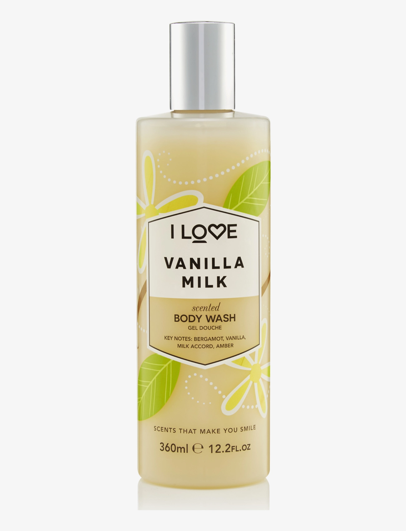I LOVE I LOVE Signature Body Wash Vanilla Milk 360ml - Shower gel & Bruseolier - VANILLA MILK / clear